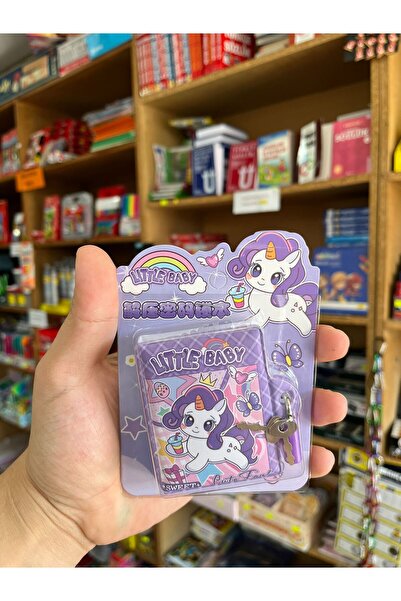 Çisobi My Little Pony Kilitli Not Defteri Mini Çizgili Puffy Yumuşak