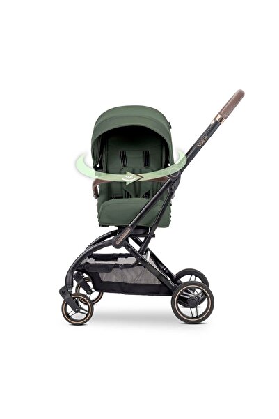 LORELLİ MAKAYA 360 Dönebilen Kabin Tipi Bebek Arabası - Green