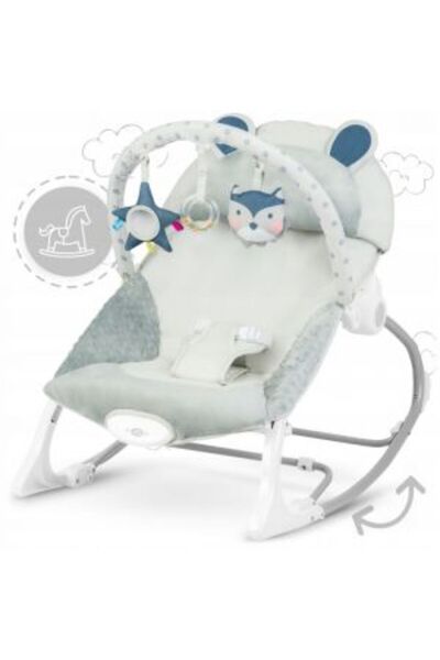 Ricokids 7308 - Gray Vibrating Rocker