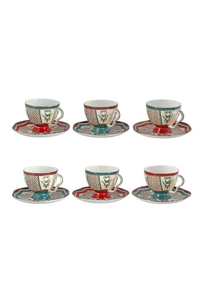 Lucky Art Liora Bone 6 lı Cay Fıncanı Setı