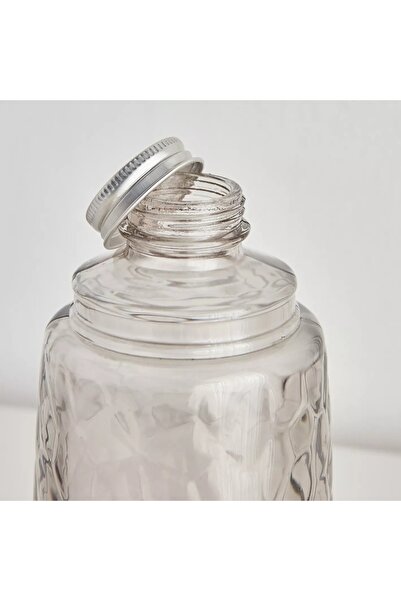 Generic Alda Glass Bottle with Cup - 1.1 L