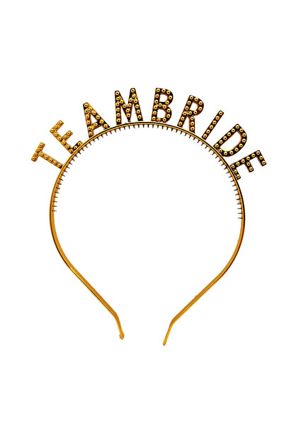 Twin Store Gold Color Team Bride Crown Plastic – Bride and Bridesmaid Crown