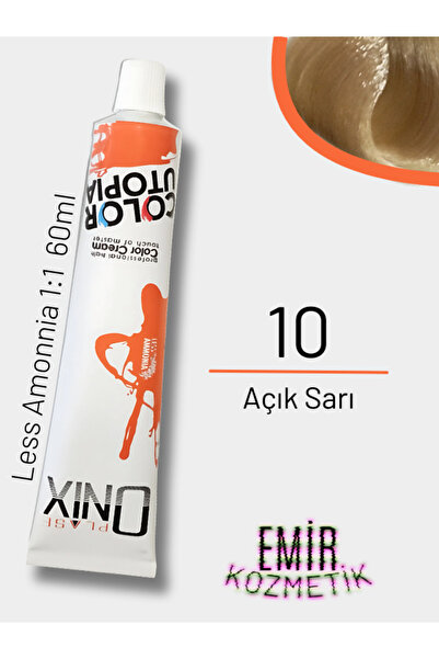 onix Düşük Amonyaklı Saç Boyası 60ml Açık Sarı 10