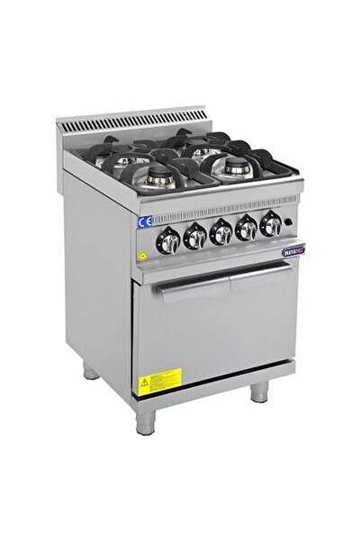 Mayapaz - Gazlı Kuzine 4 Ocaklı Doğal Gazlı Endüstriyel Gazlı Kuzine Fırınlı