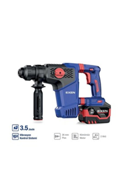 EXEN EN 436 PM 21V 6AH 26MM 3.5 J Kömürsüz Şarjlı Kırıcı Delici