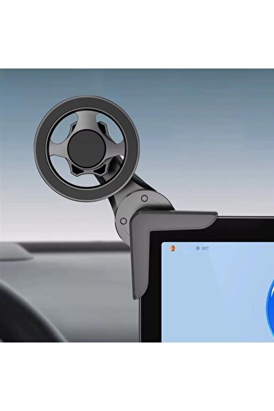 Apera Ga80 Mag-Safe Ekran Üstü Elektrikli Araç Telefon Tutucu 2,5 cm Kadar Tü...