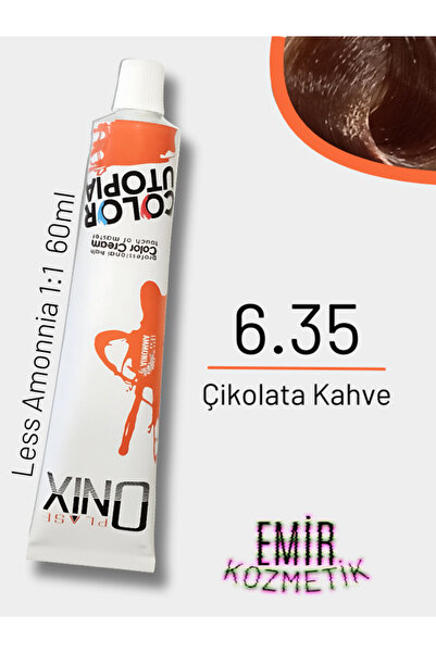 onix Düşük Amonyaklı Saç Boyası 60ml Çikolata Kahve 6.35