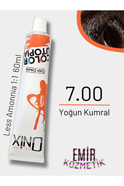 onix Düşük Amonyaklı Saç Boyası 60ml Yoğun Kumral 7.00