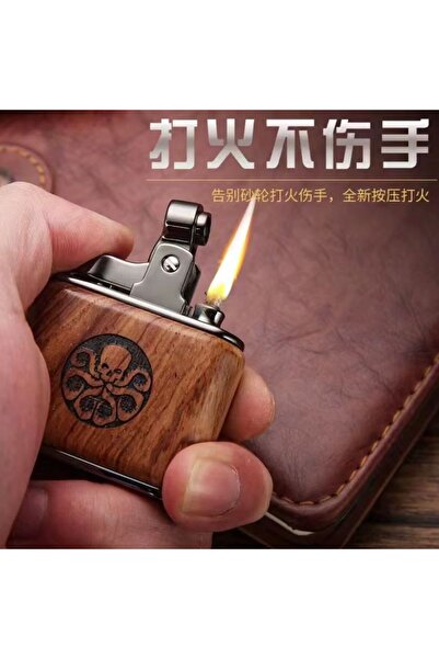 M Mazzanti Honest Benzinli Ahşap Çakmak