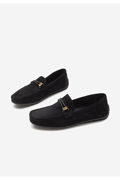 B T Shoes Mοκασινια ανδρικά Braci μαύρα