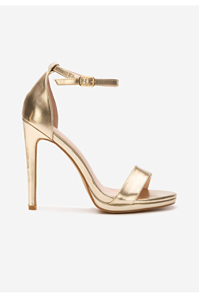 B T Shoes Zlaté sandály do špičky Barnysa