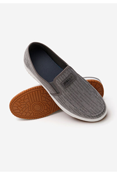 B T Shoes Šedé pánské espadrilky Felix
