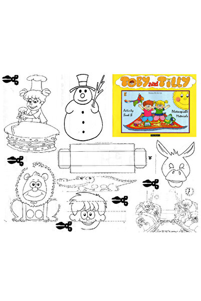 The Kidland Yayınları Anaokulu Okul öncesi ilkokul 1 Etkinlik, Boyama, Eşleşt...