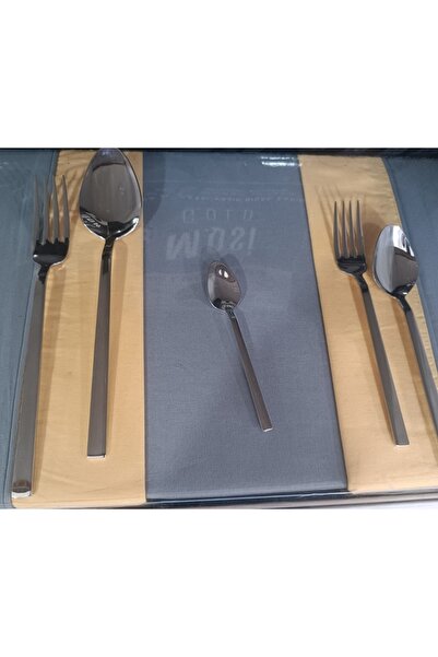 MORMAVİ Pm Leonardo Mosi̇ Steel 60 Piece Fork and Spoon Set