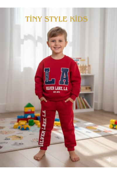 Tiny City Logo Unisex Bottom-Top Tracksuit Set