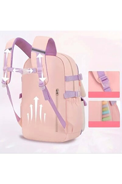 Relaxion İthal Renkli Su Geçirmez Okul Sırt Çantası