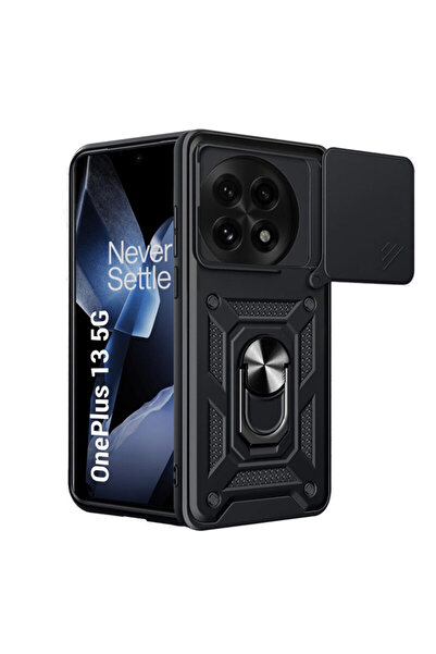 Techsuit OnePlus 13 Camera Protection Case CamShield Series, Black