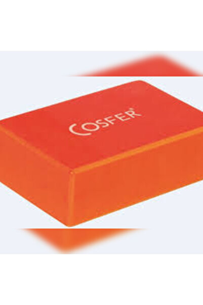 abnturk Yüksek Kaliteli Turuncu Yoga Bloğu 23×15 cm