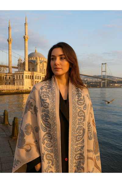 fiore fashion Sky Cashmere Shawl