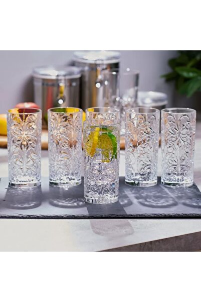 Generic 6-Piece Crystal Glass Tumbler Set - 368 ml