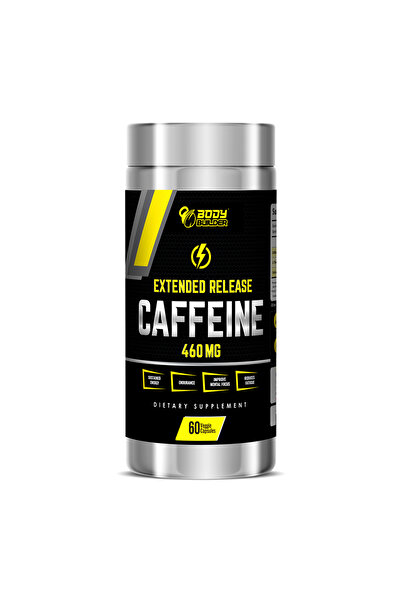 Body Builder Extended Release Caffeine, 60 Veggie Capsules, 460 mg