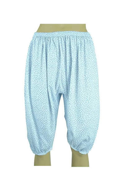 Ceylanoğlu Women's Printed Summer Patterned Long Johns Flannel 3-Piece Set