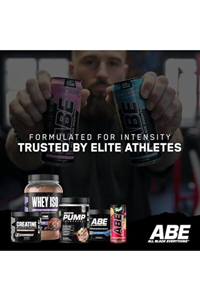 applied nutrition ABE Pre Workout Food Supplement Drink, Tang Orange, Box of 12 Piece