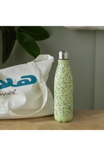 Generic Dylan Floral Print Double Wall Bottle - 500 ml