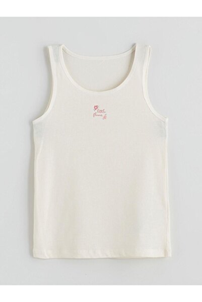 LC Waikiki Crew Neck Floral Girls' Tank Top 2-Piece Set (W5)
