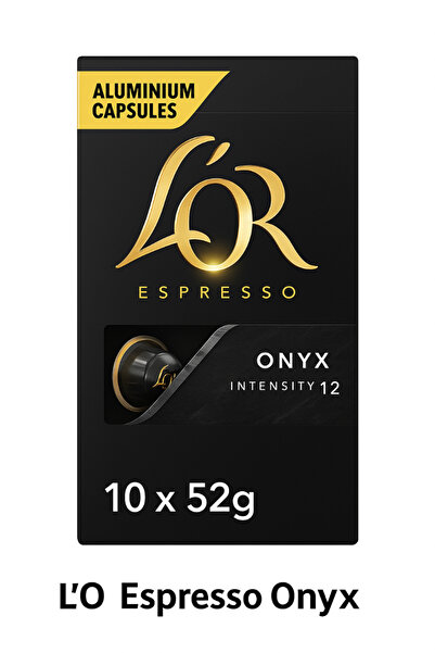 L'OR كبسولات لور إسبريسو أونيكس إنتينستي ١٢ – ١٠ × ٥٢ غرام
