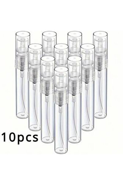 ELMHURST Set 10 spray perfume bottles, reusable, transparent, 5 ml