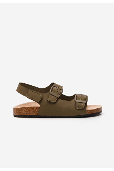 B T Shoes Sandale baieti Fabrizio kaki