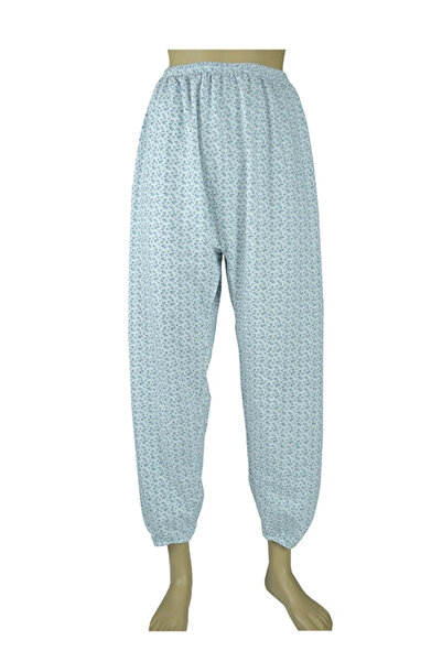 Ceylanoğlu Γυναικείες καλοκαιρινές πιτζάμες από βαμβάκι με ελαστικό πόδι, Πιτζάμες για τη μητέρα, 3 τεμάχια