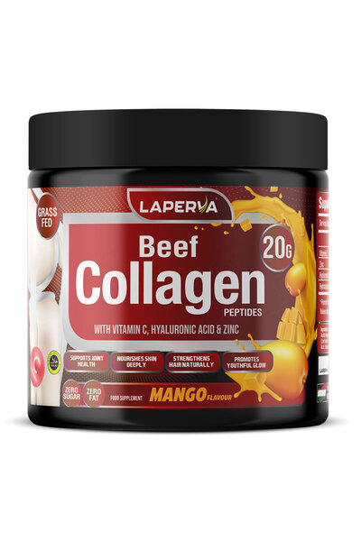 Laperva Beef Collagen Peptides, Mango, 15