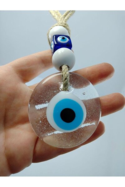 ella'nın çarşısı 5 см плетена прозрачна цветна стъклена мъниста с мъниста. Об...