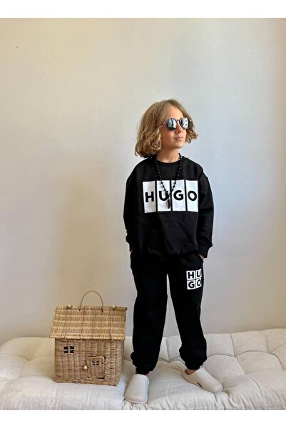 EKNKİDS Printed Boys' Top and Bottom Set