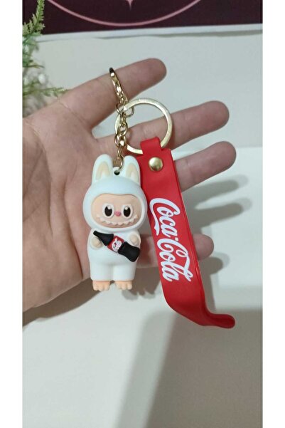 FAMEMUS ACCESSORY سلسلة مفاتيح من السيليكون من لابوبو