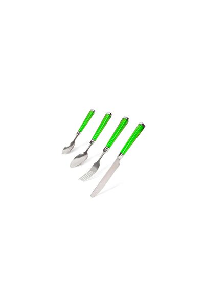 Pepita Green cutlery set 4 pieces