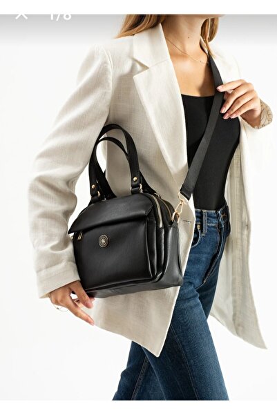 eflanmoda Sanmorris 6-компартаментна мека кожена дамска чанта с голям капацит...