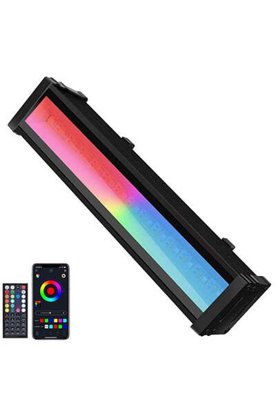 VTM Proiector LED RGBCW Inteligent, 30W, Rezistent la Apa, Control Telefon, Negru