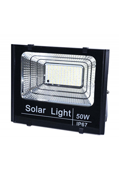 VTM Proiector 50W cu Panou Solar și Telecomandă - Iluminare Ecologică