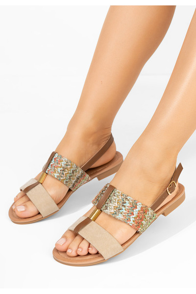 B T Shoes Sandale joase Berona bej