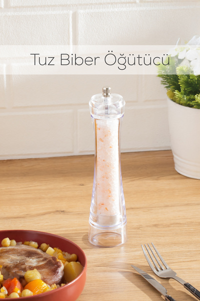 Porsima 5915366 Baharat Öğütücü Değirmen Baharat Değirmeni El Değirmeni Tuz K...