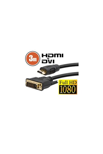 DELIGHT Cable DVI-D / HDMI • 3 m with gold-plated connectors