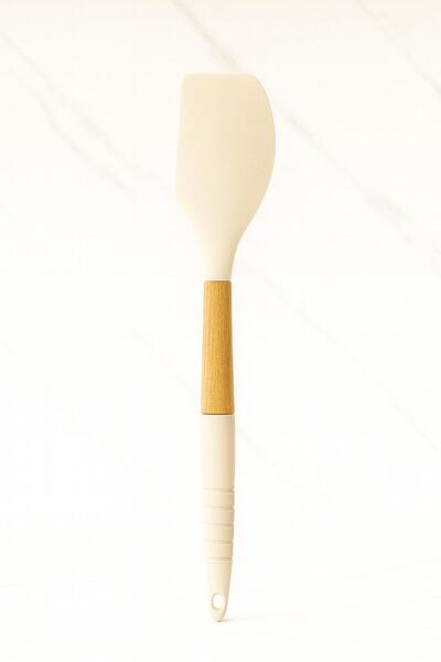 MODA OZY Heat Resistant Fireproof Non-Stick Silicone Serving Dish with Bamboo Handle (1 Piece Will Be Sent)