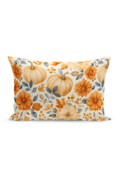 Bertille Home Autumn Plaid Series Double Side Printed Throw Pillow Case (Halloween Autumn Cushion Cover)
