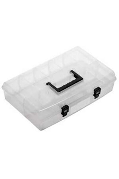 Strend Pro Tool Organizer Box with Handle, 6 Compartments, 35.9x23.8x8.5 cm,