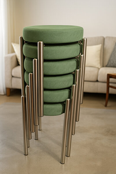 BERAWOND BERA METAL SİLİNEBİLİR TAY TÜYÜ KUMAŞ TABURE (6 ADET-MONTAJLI GÖNDERİM)