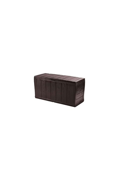 Keter Garden storage box, wooden model brown, 117x45x57.5 cm,