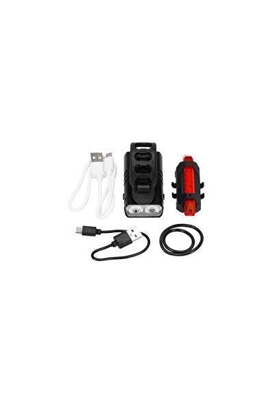 Springos Bicycle brake and headlight set, Springos, LED, 6/4 lighting modes